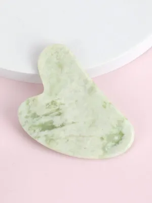 1pc Heart Design Gua Sha Board Natural Jade Facial Massager Tools For Skin Lifting And Reduce Puffiness Wrinkle Skin Care Tools