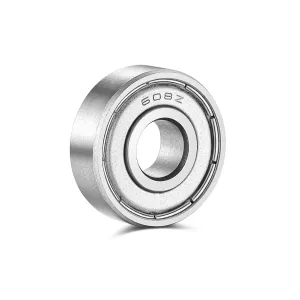 608-Z Shielded Sealed Miniature Skateboard-Bearings - 8x22x7mm, 10 Pcs, Used in Longboard and Scooters Machinery, Roller Skates (10)