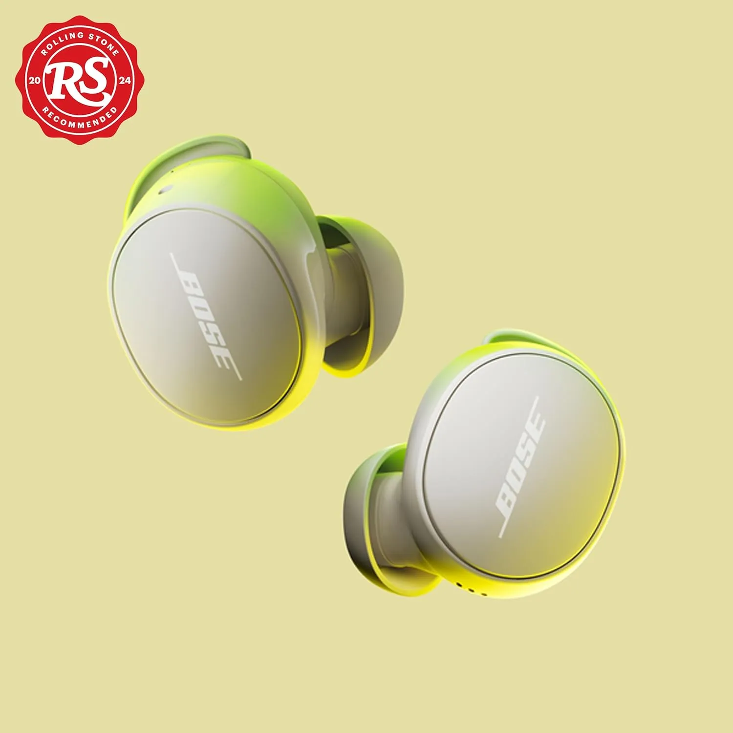 Bose QuietComfort Bluetooth Earbuds, True Wireless Earbuds with Active Noise Cancellation and Mic, Deep Bass, IPX4 Rating, Up to 8.5 Hours of Playtime, White