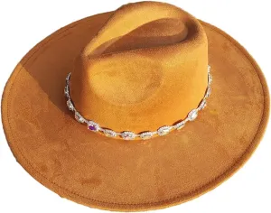 Dcvmvmn Men's and Women's Fedora Hat Jazz Hat Gentleman Hat
