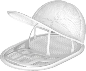 LONGD Baseball Cap Washer Cage - Sturdy Frame Laundry Protector for Adult/Kids Hats, Machine Safe Cleaner (1-Pack)
