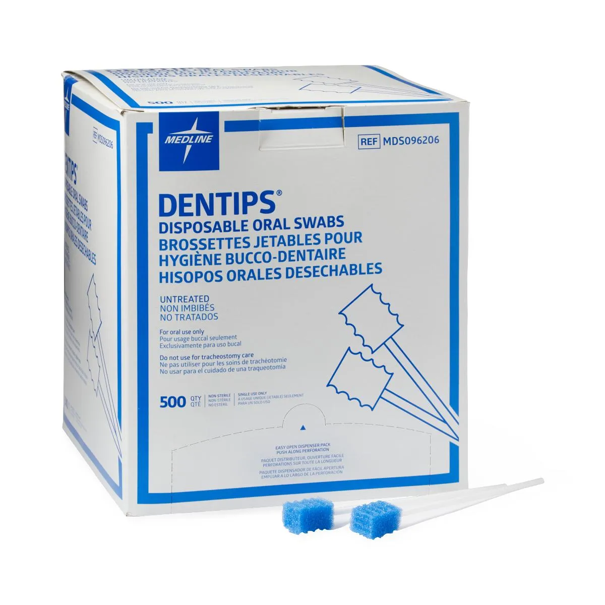 Medline DenTips Oral Swabsticks
