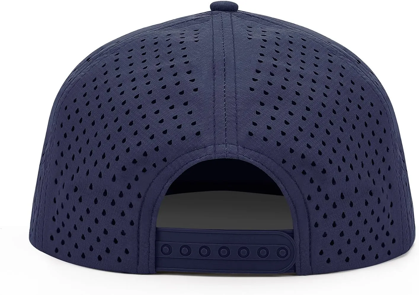 Mens Golf Trucker Hat Outdoor Lightweight Snapback Closure Flat Brim Laser Cut Baseball Cap for Women