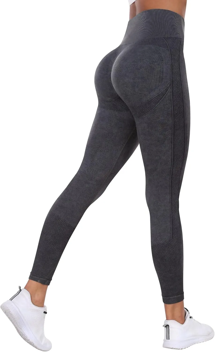 NORMOV Seamless Workout Butt Lifting Leggings - Booty Scrunch Gym Leggings for Women