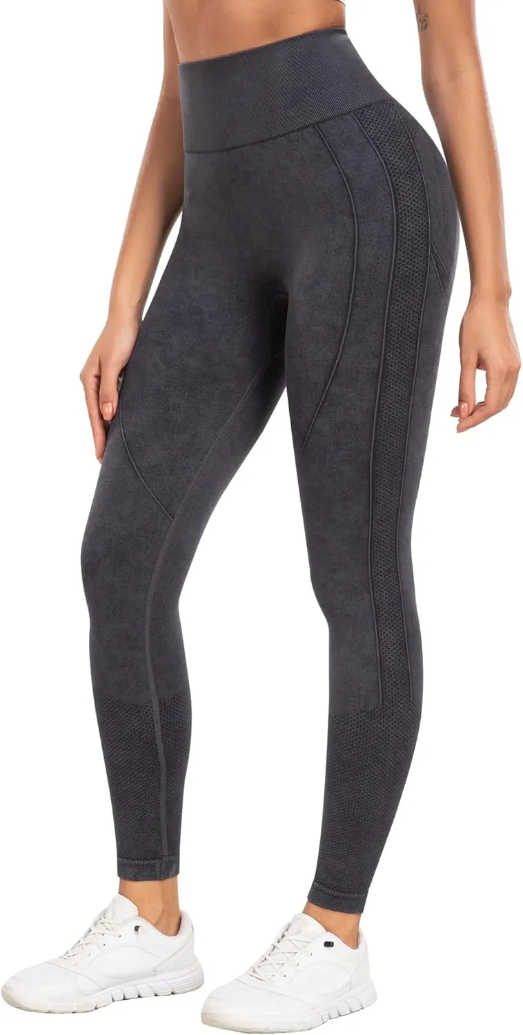 NORMOV Seamless Workout Butt Lifting Leggings - Booty Scrunch Gym Leggings for Women