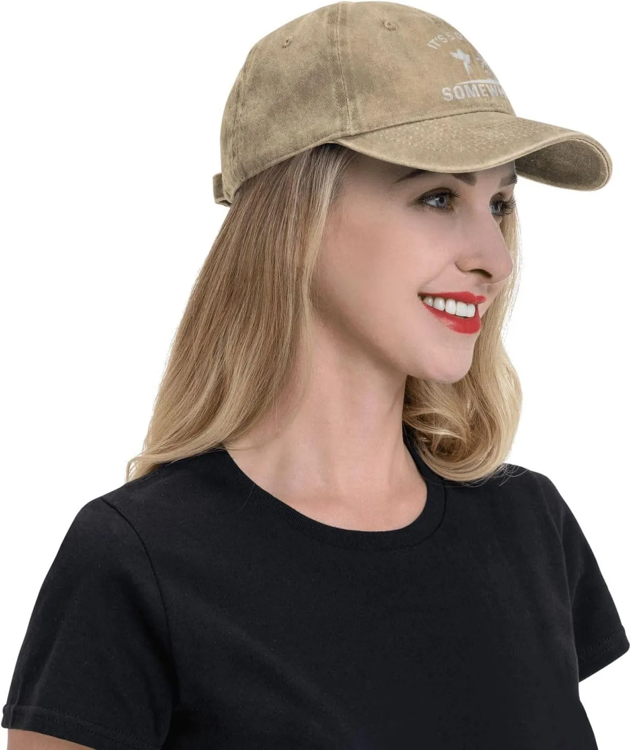 Philysonic 5 Oclock Somewhere Hat It is 5 Oclock Somewhere Hat Women Baseball Hat Cool Hats