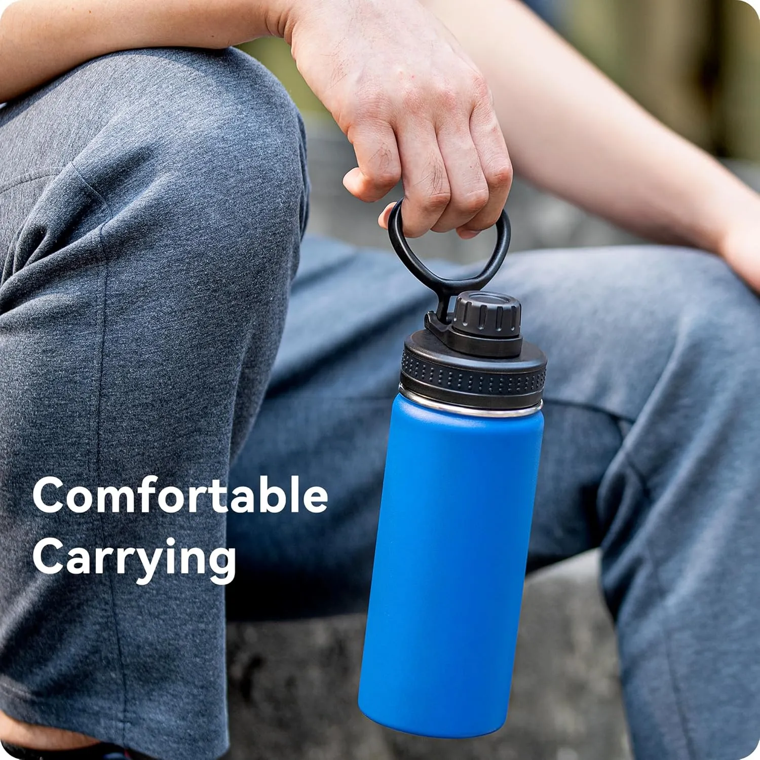 Replacement Spout Lid for Hydro Flask Wide Mouth Bottles (12/16/18/22/32/40/64oz)  2.28" Leak-Proof Sports Cap Accessory, Secure Fit