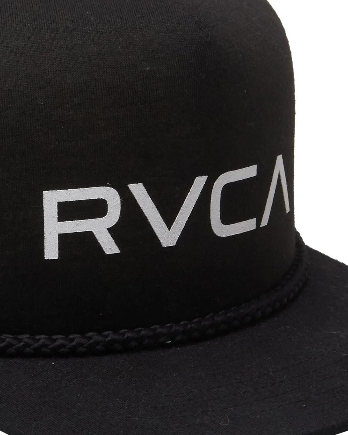 RVCA Men's Trucker Hat, Structured Hat with Stretch Mesh Back, Adjustable Snapback Closure