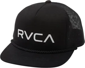 RVCA Men's Trucker Hat, Structured Hat with Stretch Mesh Back, Adjustable Snapback Closure