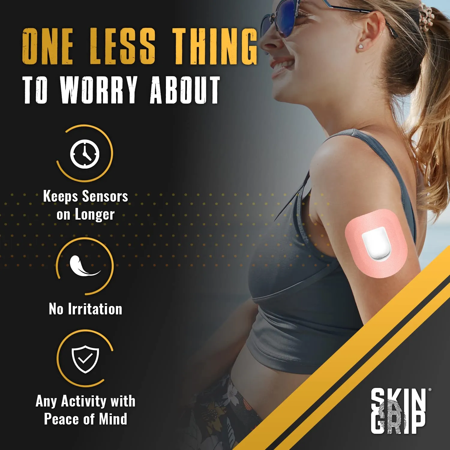 Skin Grip Insulet Omnipod 5 Adhesive Patches Waterproof & Sweatproof (Also Fits Omni pod Dash), Pre-Cut Medical Tape, Ultimate Insulin Pump Protection, Diabetic Sensor Covers, 20-Pack, Pastel