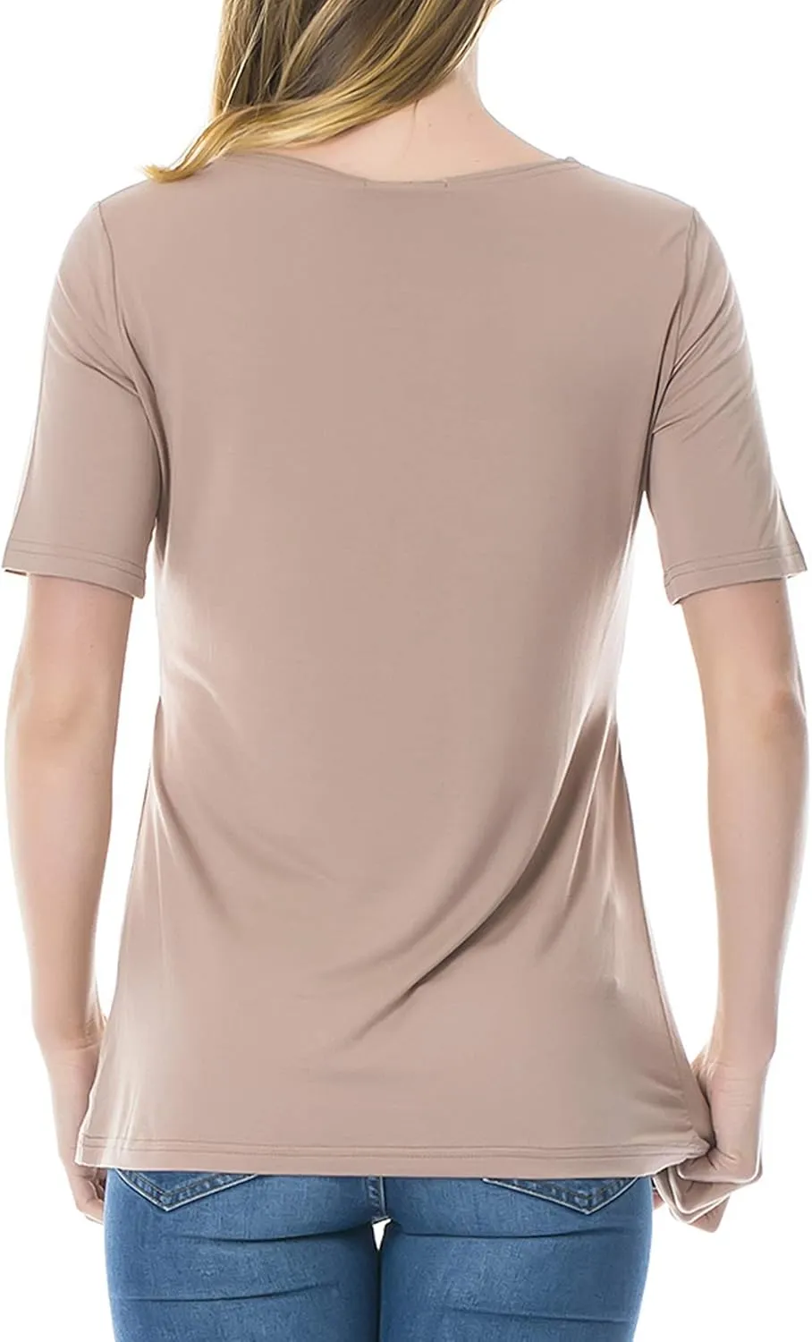 Smallshow Women's Maternity Nursing Tops Short Sleeve Breastfeeding Clothes