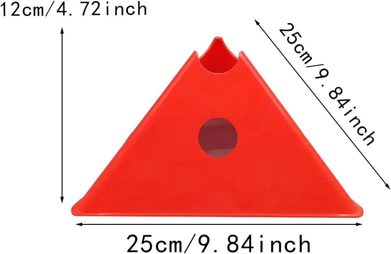 Soccer Disc Cones Football Training Cones Indoor Outdoor Agility Training Sports Cones for Skill Basketball Obstacle Courses
