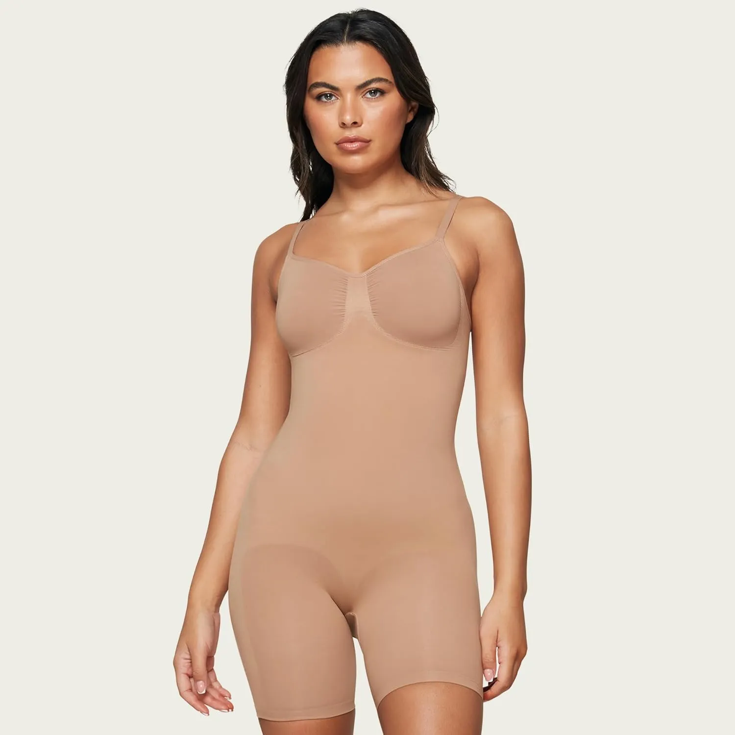 Women's Shapewear Bodysuit Tummy Control Body Shaper Seamless Sculpting Snatched Waist Body Suit